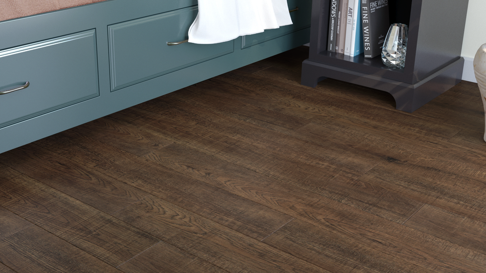 Waterproof luxury vinyl plank flooring installation